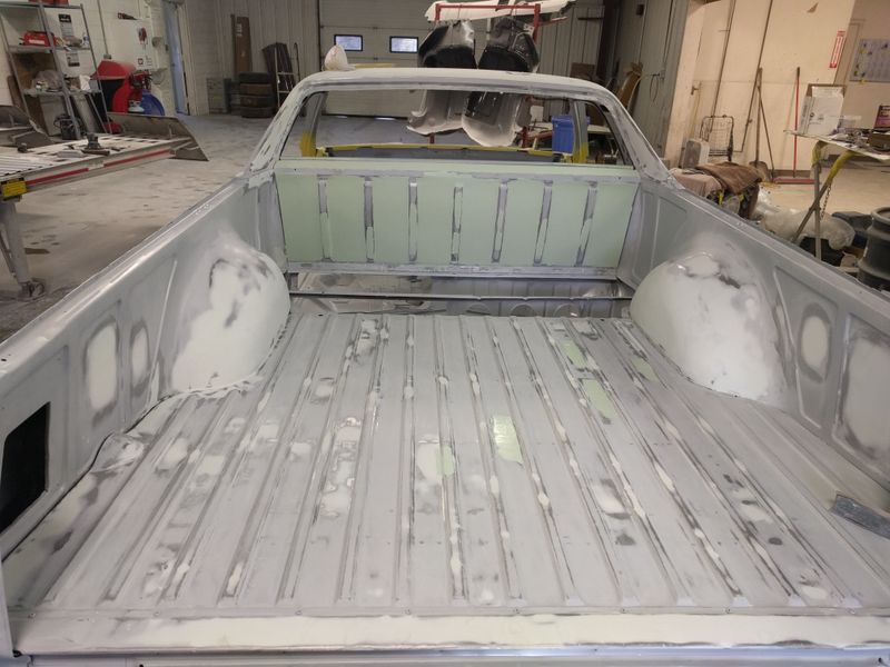 All to eventually get covered with spray in bedliner...